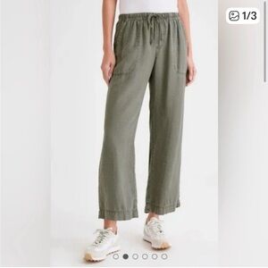 Splendid Angie cropped wide leg pants